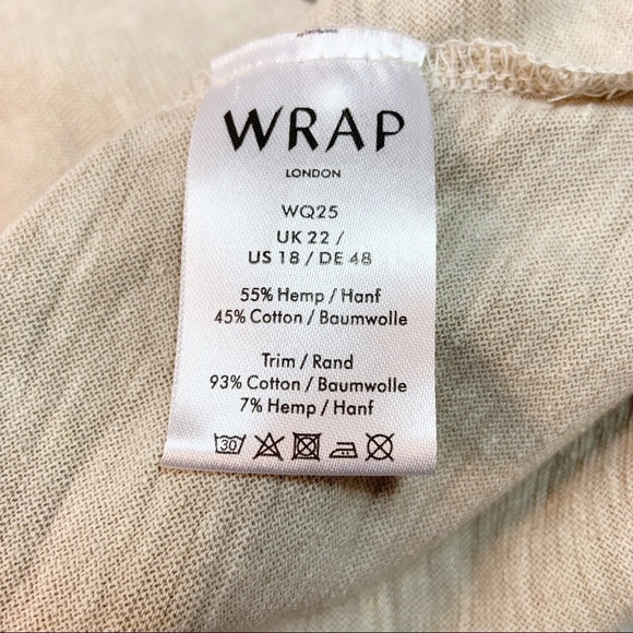 Wrap London Hemp Blend Top - Picture 6 of 10
